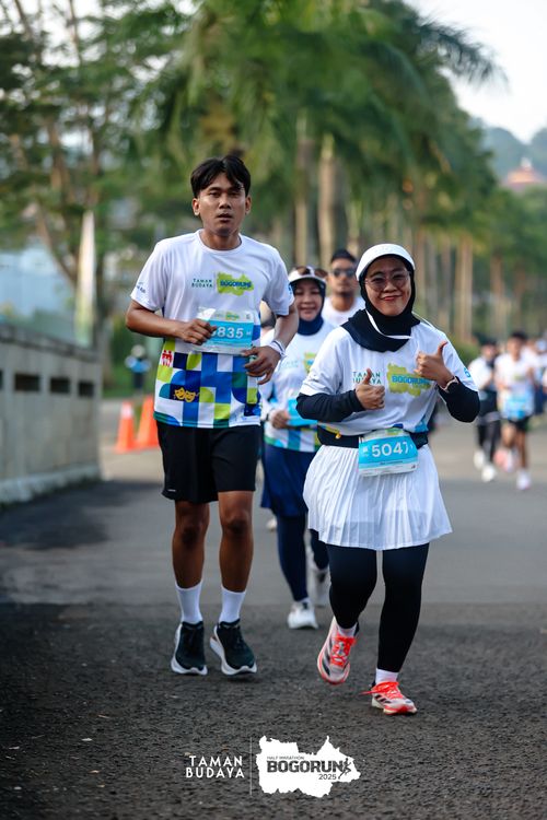 Race photo from Taman Budaya x BOGORUN 2025