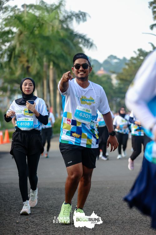 Race photo from Taman Budaya x BOGORUN 2025