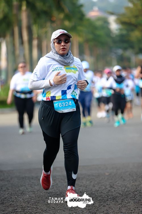 Race photo from Taman Budaya x BOGORUN 2025