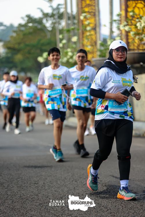 Race photo from Taman Budaya x BOGORUN 2025