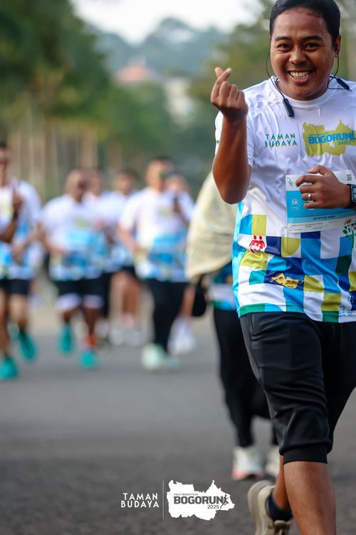 Race photo from Taman Budaya x BOGORUN 2025