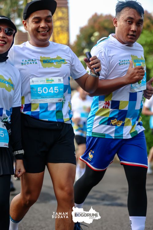 Race photo from Taman Budaya x BOGORUN 2025