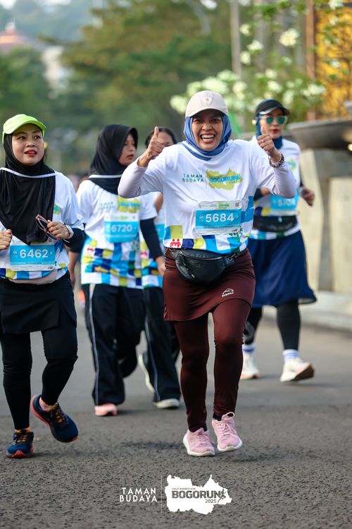 Race photo from Taman Budaya x BOGORUN 2025