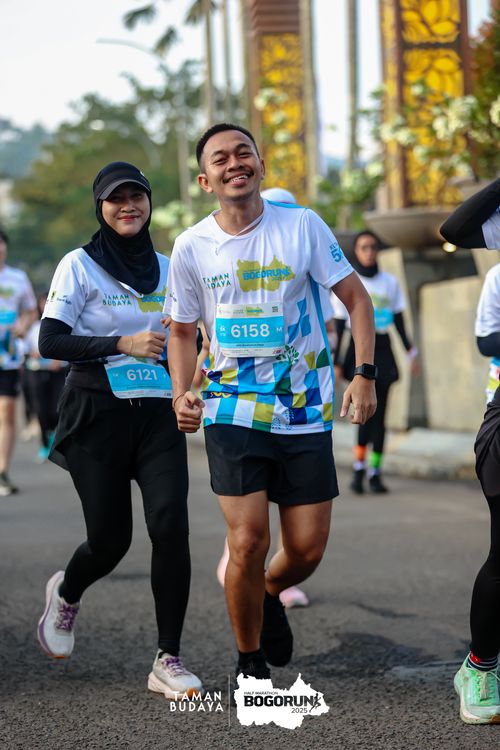 Race photo from Taman Budaya x BOGORUN 2025