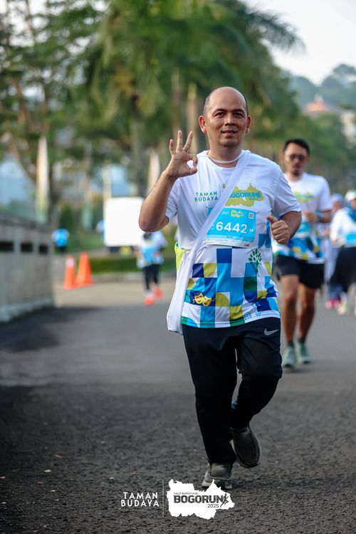 Race photo from Taman Budaya x BOGORUN 2025