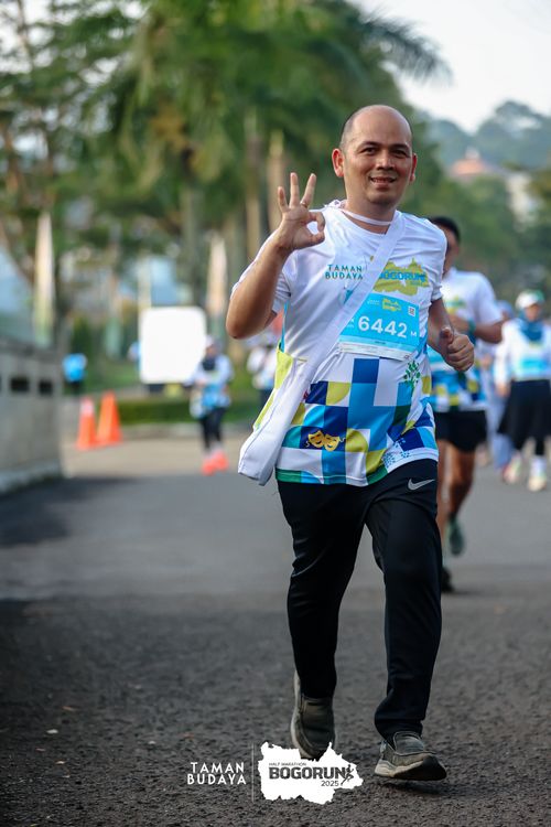 Race photo from Taman Budaya x BOGORUN 2025