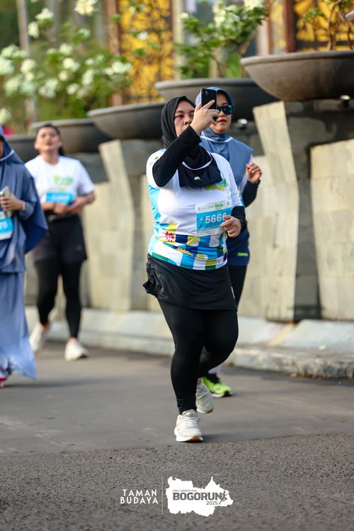 Race photo from Taman Budaya x BOGORUN 2025