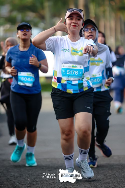 Race photo from Taman Budaya x BOGORUN 2025