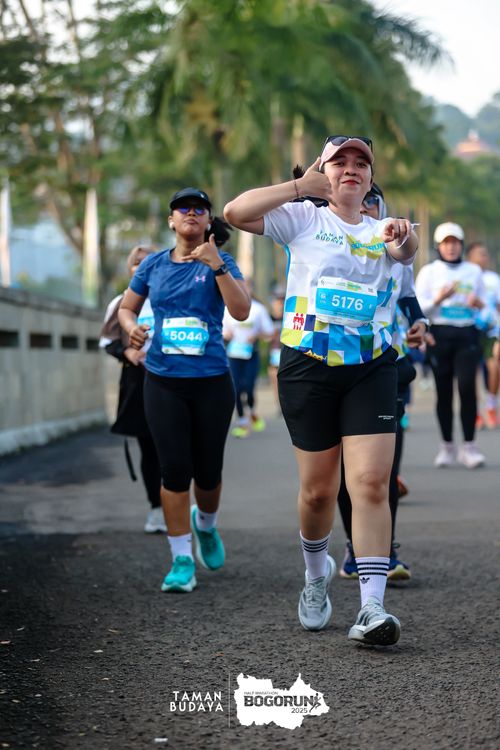 Race photo from Taman Budaya x BOGORUN 2025
