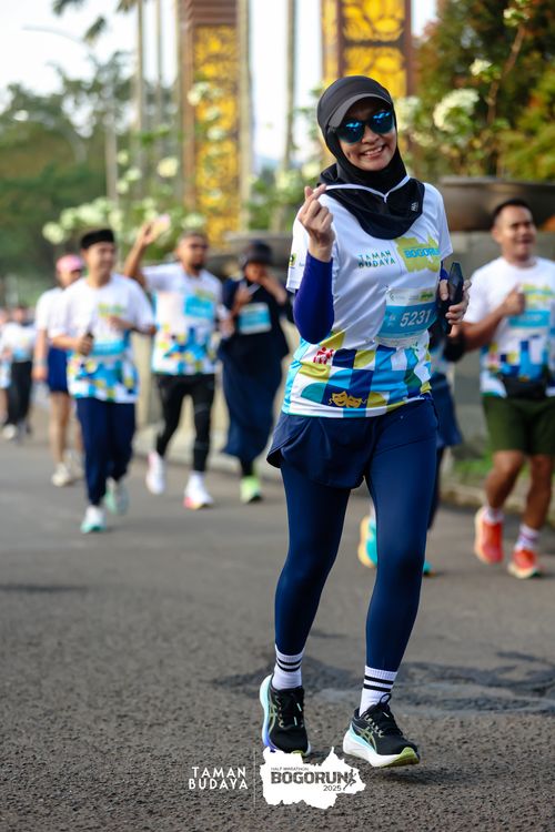Race photo from Taman Budaya x BOGORUN 2025
