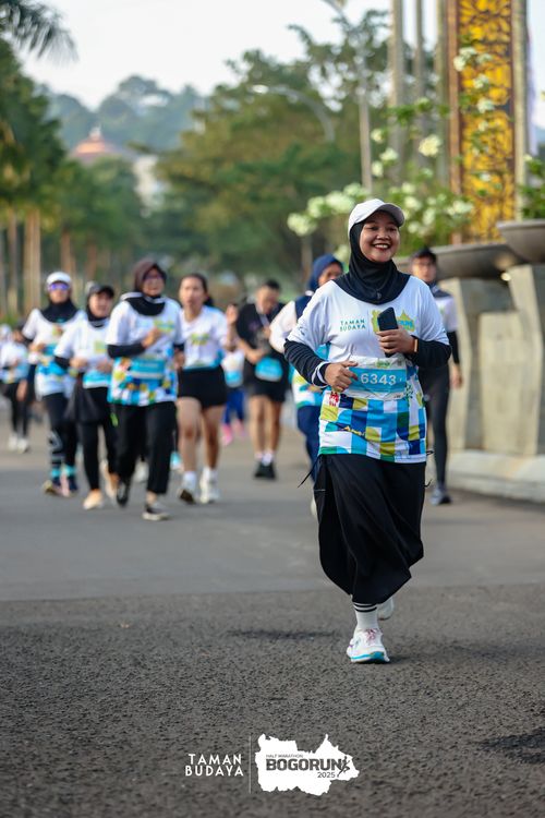 Race photo from Taman Budaya x BOGORUN 2025