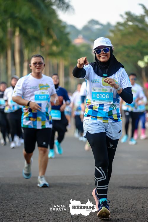 Race photo from Taman Budaya x BOGORUN 2025