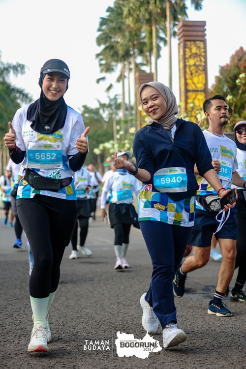 Race photo from Taman Budaya x BOGORUN 2025
