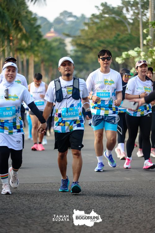 Race photo from Taman Budaya x BOGORUN 2025