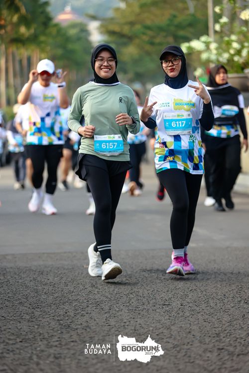 Race photo from Taman Budaya x BOGORUN 2025