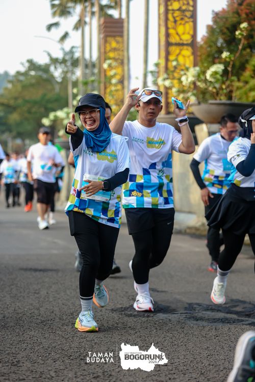 Race photo from Taman Budaya x BOGORUN 2025