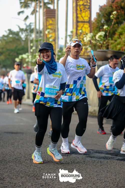 Race photo from Taman Budaya x BOGORUN 2025