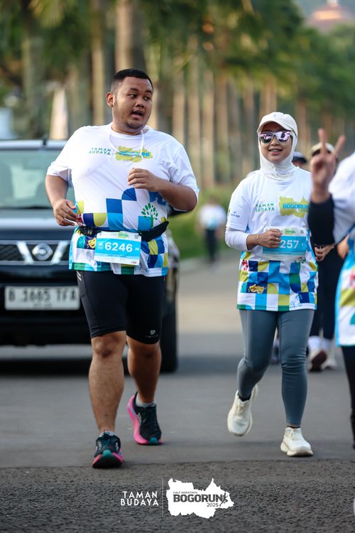 Race photo from Taman Budaya x BOGORUN 2025