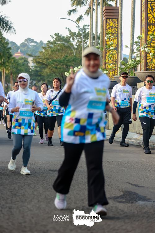 Race photo from Taman Budaya x BOGORUN 2025