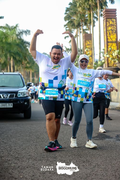 Race photo from Taman Budaya x BOGORUN 2025