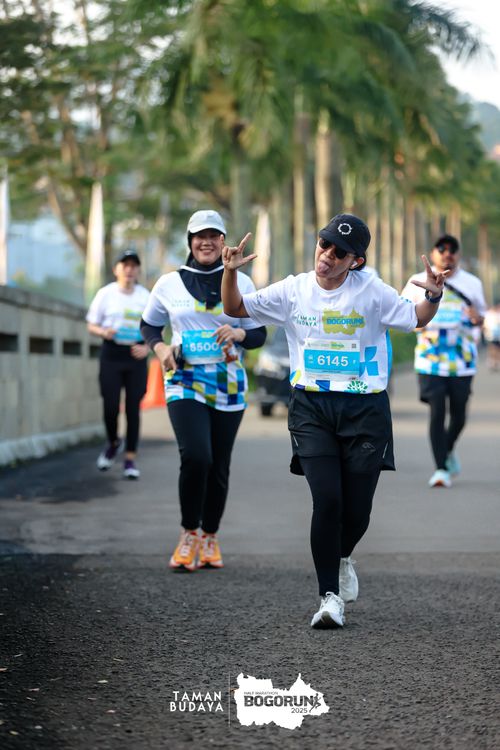 Race photo from Taman Budaya x BOGORUN 2025