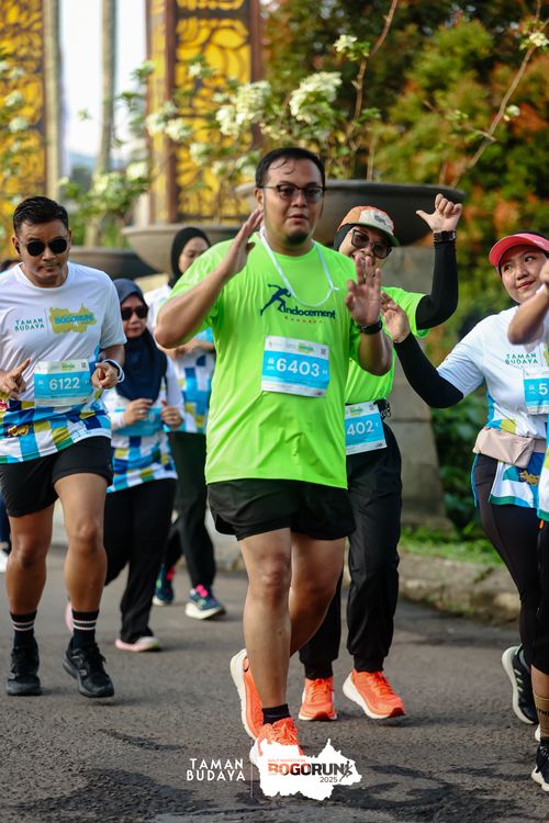 Race photo from Taman Budaya x BOGORUN 2025