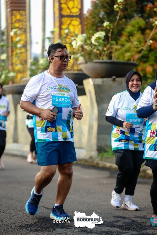 Race photo from Taman Budaya x BOGORUN 2025