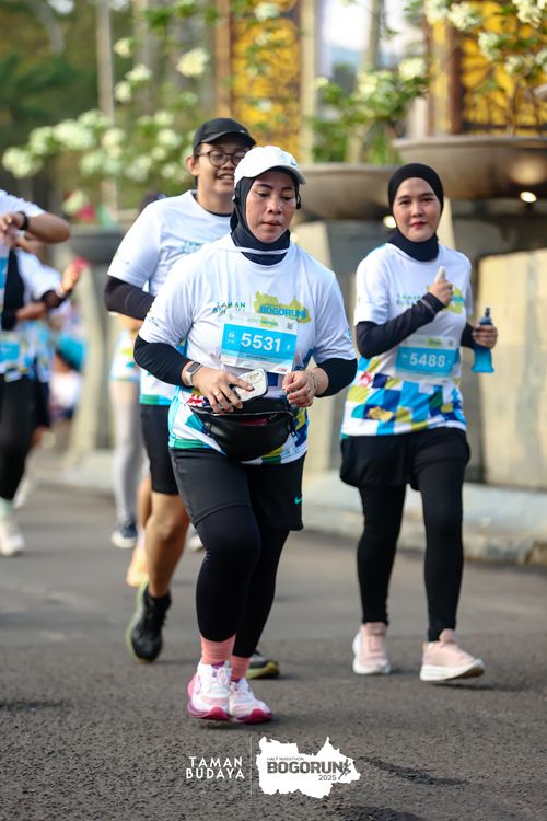 Race photo from Taman Budaya x BOGORUN 2025