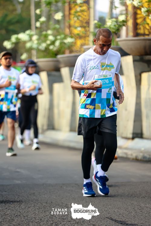 Race photo from Taman Budaya x BOGORUN 2025