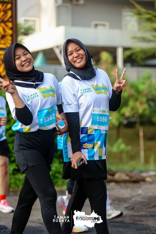 Race photo from Taman Budaya x BOGORUN 2025