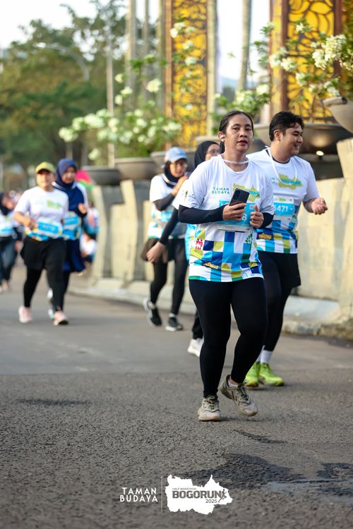 Race photo from Taman Budaya x BOGORUN 2025