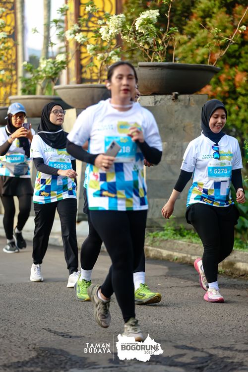 Race photo from Taman Budaya x BOGORUN 2025
