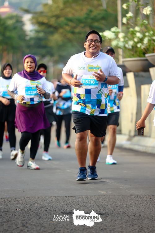 Race photo from Taman Budaya x BOGORUN 2025