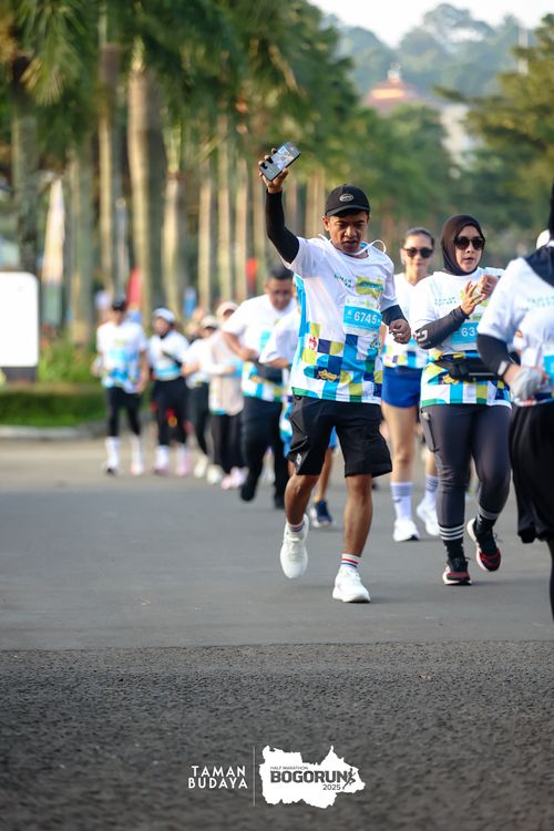 Race photo from Taman Budaya x BOGORUN 2025
