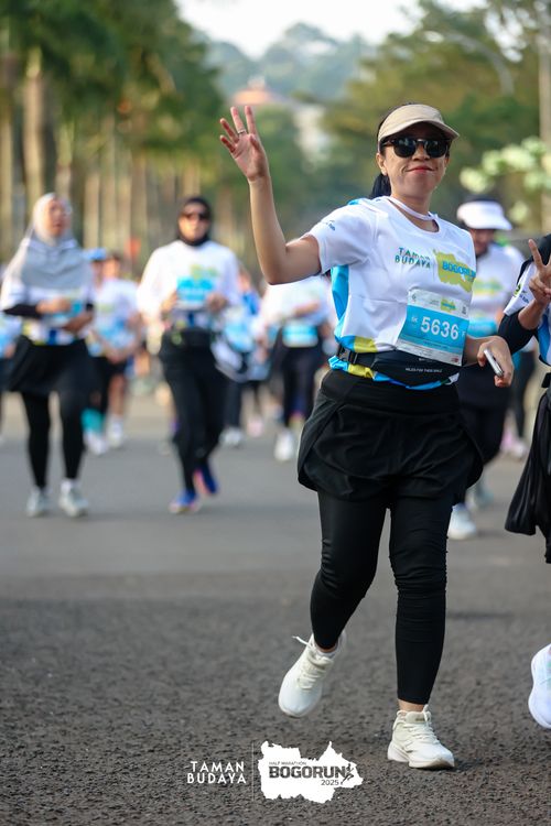 Race photo from Taman Budaya x BOGORUN 2025