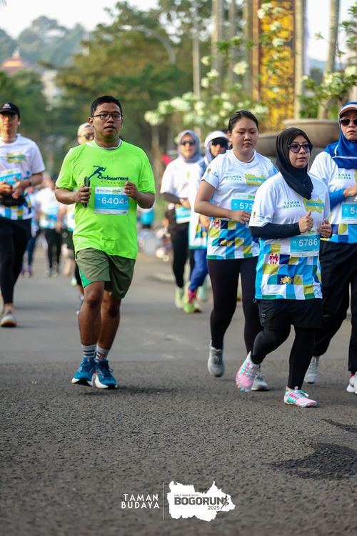 Race photo from Taman Budaya x BOGORUN 2025