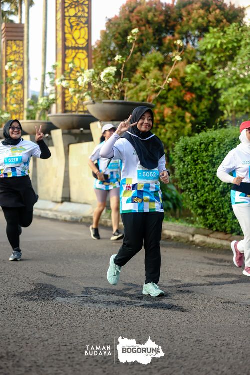 Race photo from Taman Budaya x BOGORUN 2025