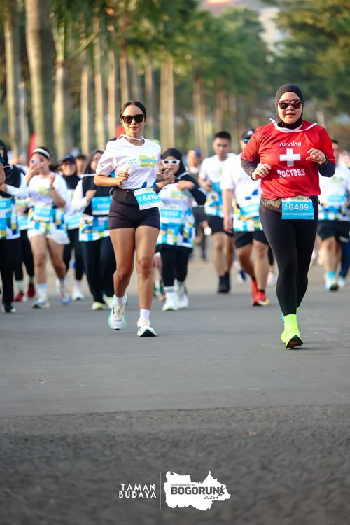 Race photo from Taman Budaya x BOGORUN 2025