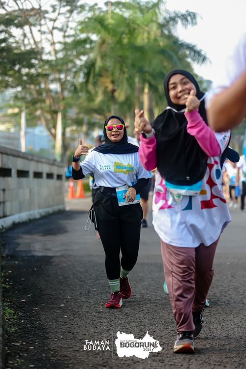 Race photo from Taman Budaya x BOGORUN 2025