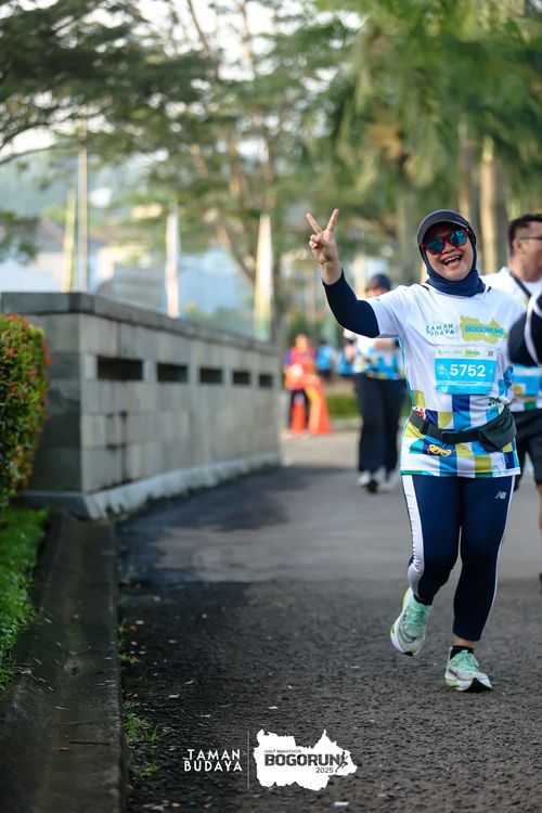Race photo from Taman Budaya x BOGORUN 2025