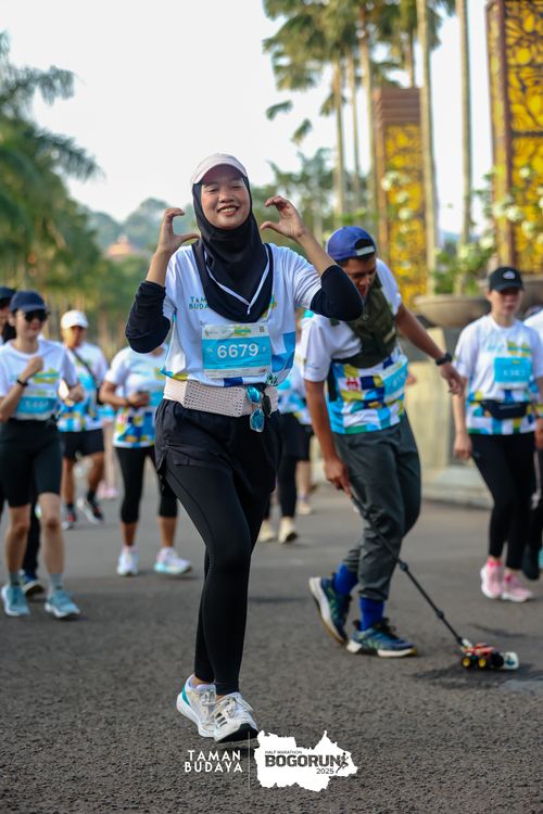 Race photo from Taman Budaya x BOGORUN 2025