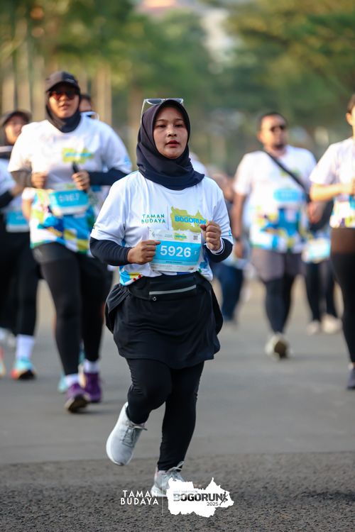 Race photo from Taman Budaya x BOGORUN 2025