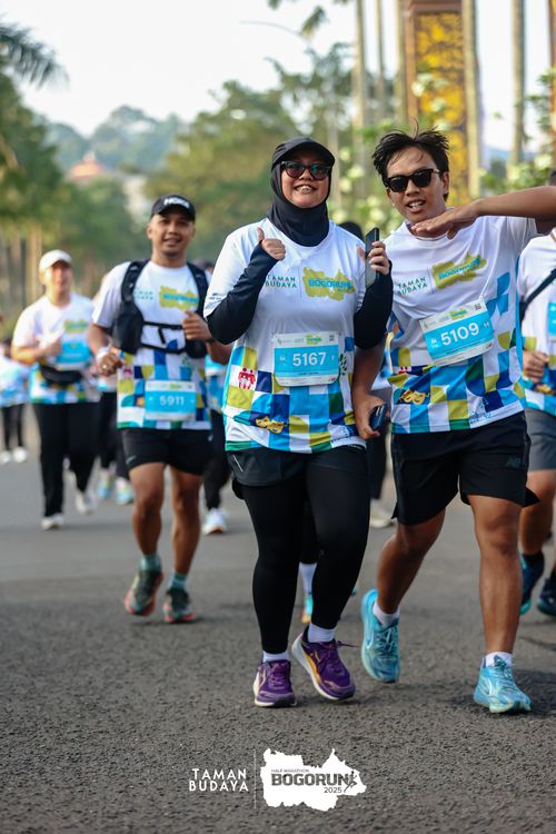 Race photo from Taman Budaya x BOGORUN 2025