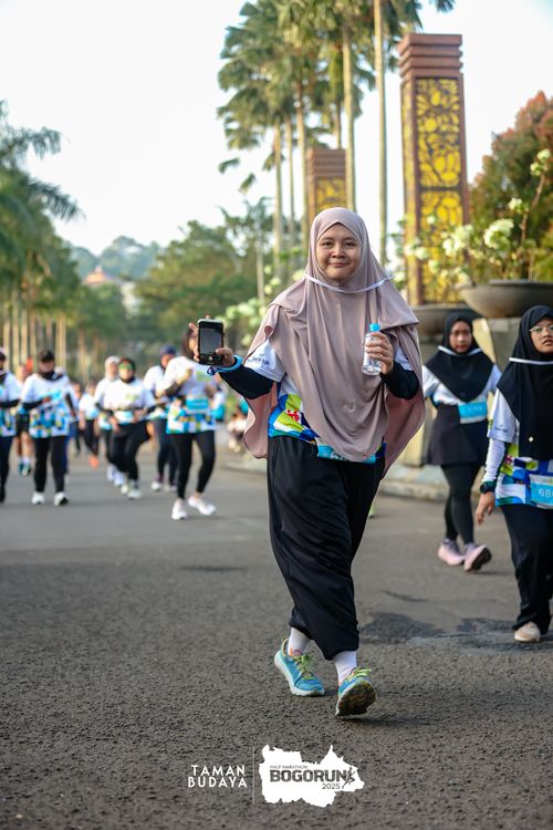 Race photo from Taman Budaya x BOGORUN 2025