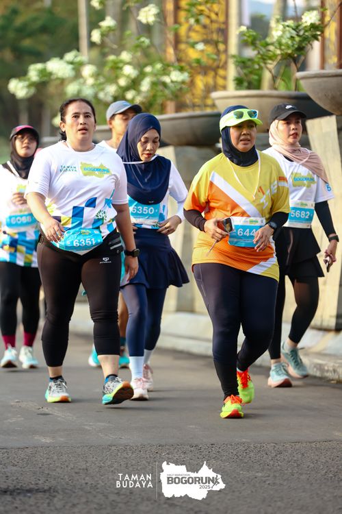 Race photo from Taman Budaya x BOGORUN 2025