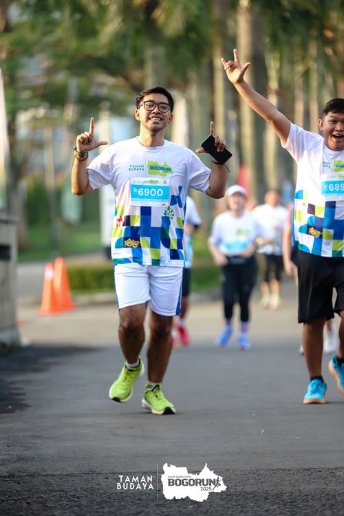 Race photo from Taman Budaya x BOGORUN 2025