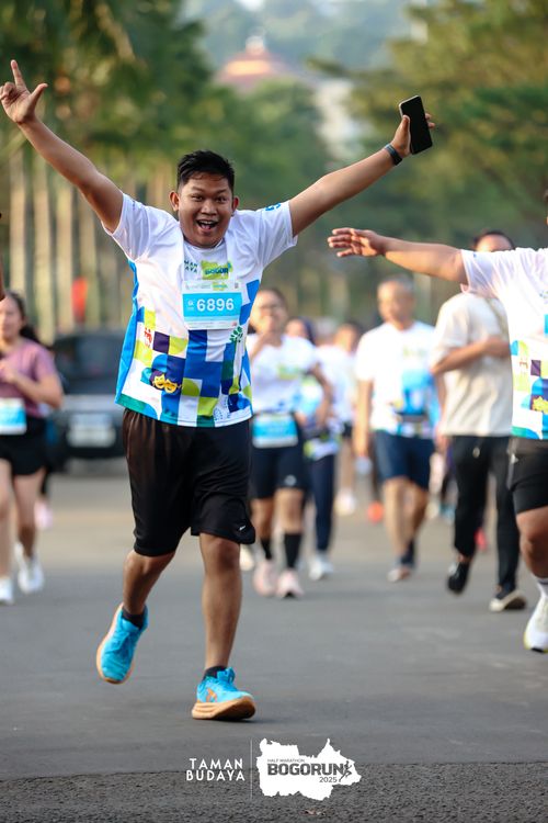 Race photo from Taman Budaya x BOGORUN 2025