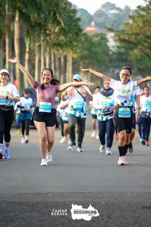 Race photo from Taman Budaya x BOGORUN 2025