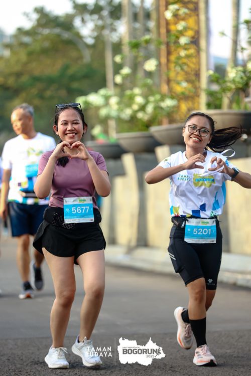 Race photo from Taman Budaya x BOGORUN 2025