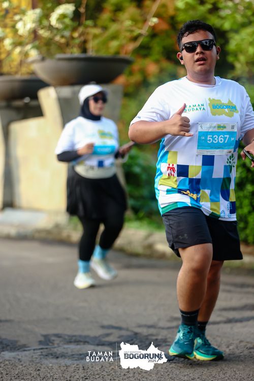 Race photo from Taman Budaya x BOGORUN 2025